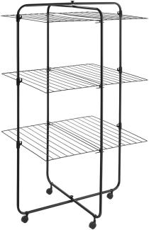 trockenturm Dijon 72 x 64 x 123 cm 33 Meter Stahl schwarz