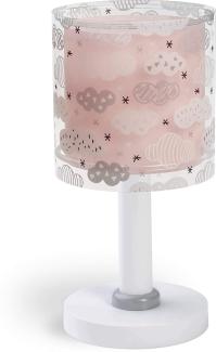 Tischlampe für Kinder, Clouds Wolken, Rosa