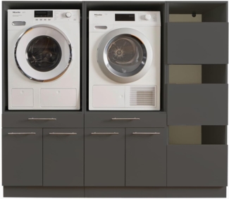 Laundreezy Mehrzweckschrank-Set LAUNDREEZY LDSK10, Breite 185 cm