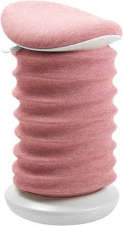 TOPSTAR Sitness 4D AGR-Zertifiziert Dynamischer Sitzhocker Papyrusweiß Rose