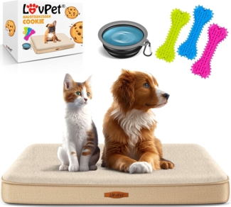 Lovpet Tierbett, Hundebett orthopädisches Hundekissen Hundekorb Cookie