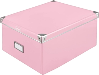 Idena Aufbewahrungsbox mit Deckel 36 x 28,2 x 17 cm pink