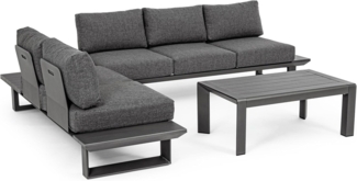 Bizzotto Konnor Ecksitzgruppe Aluminium/Polyester
