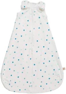 Ergobaby Babyschlafsack Sommer Neugeboren 56-62 Baumwolle, Sommerschlafsack Baby Schlafsack 0-6 Monate 0. 5 TOG, Heart to Heart