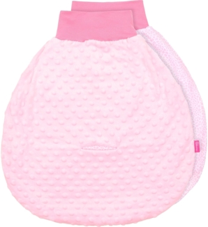 Be Mammy Baby Pucksack Strampelsack Schlafsack Autositz aus Baumwolle mit breitem Bund BE20-136 (Rosa/1922_18)