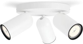 Philips PONGEE plate/spiral white 3xNW