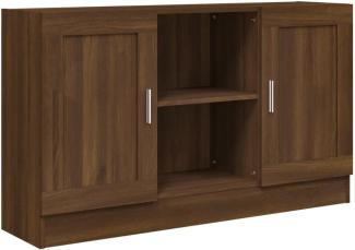 vidaXL Sideboard Kommode Anrichte Schrank Beistellschrank Mehrzweckschrank Standschrank Flurschrank Braun Eichen-Optik 120 x 30,5 x 70 cm Holzwerkstoff