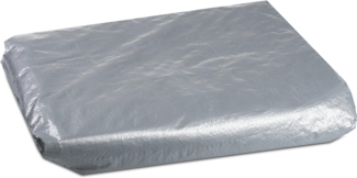 Windhager Kamin-Abdeckhaube, Haube-Kamingrill, Grillabdeckung, Abdeckplanen, Grill-Abdeckhaube 1,25 x 0,85 x 2,05 m, 33814, Grau