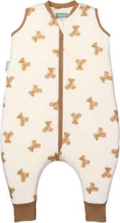 molis&co - Baby Schlafsack mit Füßen - Ideal für Frühling und Herbst - Babyschlafsack mit Füßen 1 tog - Leicht gepolstert - 100% Baumwolle (Oeko-TEX 100), Premium Qualität - Teddy (60 cm)