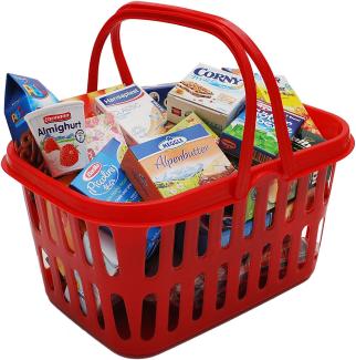 Trendkorb gefüllt rot