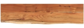 vidaXL Wandregal 80x20x3,8 cm Rechteckig Massivholz Akazie Baumkante 370274