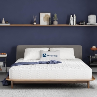Avenco Matratze 140x200 H3 Taschenfederkernmatratze 7 Zonen Matratze Öko-Tex CertiPUR US Federkernmatratze 20cm Mittel