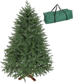 HOMCOM Künstlicher Weihnachtsbaum Flammbeständig, Tannenbaum, realistisches Aussehen, Grün