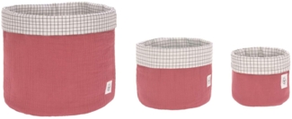 Laessig Muslin Basket Rosewood - Rosa