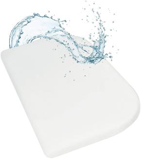 WhizProducts Wasserdichtes Spannbettlaken 89x50 cm kompatibel mit Babybay Maxi, Midi, Boxspring, Comfort und Comfort Plus - Spannbetttuch mit integriertem atmungsaktiven Matratzenschoner