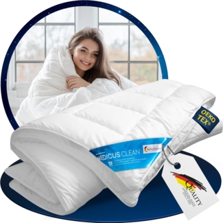 Schlafmond Einziehdecke Schlafmond Medicus Clean Winterdecke 135x200 cm, Bezug: 100% Baumwolle
