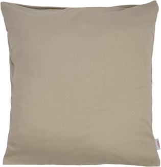 Kissenbezug ca. 40x40 cm Jersey plaza-taupe beties "BasicSoft"