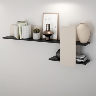 Wandboard Venedig / Vodol, Holzwerkstoff, Beige, 150 x 60 x 23 cm