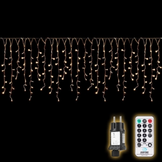 SALCAR 10m LED Lichtervorhang Außen