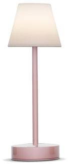 New Garden 'Lola Slim 30' Akku Tischleuchte, Metall/Kunststoff, Rose Gold, Ø 11x32 cm