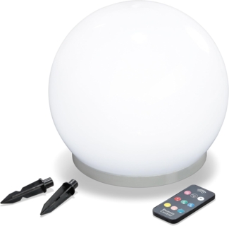 Solar Schwimmkugel, 25cm, 7 Lichtfarben, IR-Fernbedienung