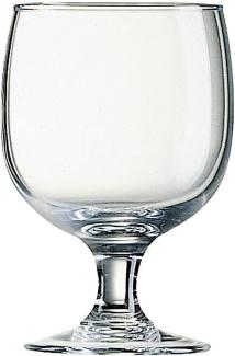 Arcoroc ARC E3562 Amélia Trinkglas, Wasserglas, Saftglas, Kelch, 250ml, Glas, transparent, 12 Stück