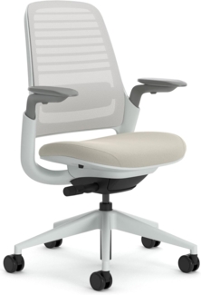 Steelcase Series 1 Ergonomischer Bürostuhl mit LiveBack Lumbalstütze und 4D-Armlehnen Beige