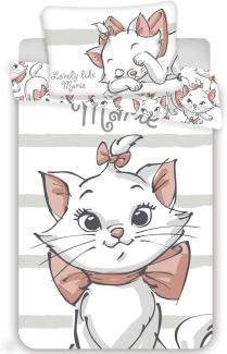 Marie Aristocats Baby Bettwäsche-Set 100x135 + 40x60cm Baby Baumwolle