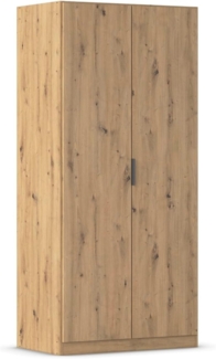 rauch Kleiderschrank Drehtürenschrank Schrank Garderobe Ankleide Schlafzimmer LAGOA (in 3 verschiedenen Ausstattungen BASIC/CLASSIC/PREMIUM) moderne Kantengriffe aus Metall, optional mit Aufsatz MADE IN GERMANY