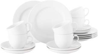 Seltmann Weiden Rondo/Liane Weiß Kaffeeservice 18-teilig