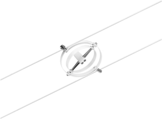 Paulmann No. 94439 Seilsystem Cardan Spot Weiß ohne Leuchtmittel DC GU5,3