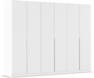 Rauch Möbel Alabama Schrank Kleiderschrank Drehtürenschrank Weiß mit Spiegel 4-türig inklusive Zubehörpaket Classic 2 Kleiderstangen, 5 Einlegeböden BxHxT 181 x 210 x 54 cm