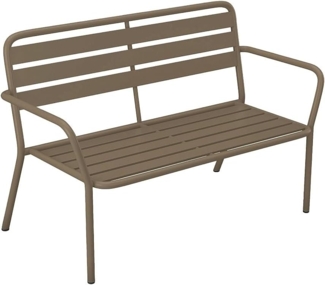 Vente-unique - Gartenbank - Metall - Taupe - MIRMANDE von MYLIA