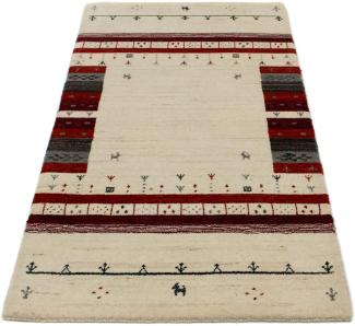 Morgenland Gabbeh Teppich - Loribaft Indus - 141 x 70 cm - beige