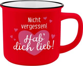 Becher Nicht vergessen! Hab dich lieb!