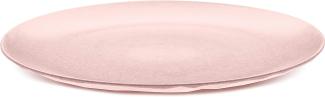 Koziol Club Teller Flach, Servierteller, Essteller, Speiseteller, Brotteller, Kunststoff, Organic Pink, 26 cm, 4005669