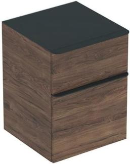 GEBERIT SMYLE SQUARE Seitenschrank 45 cm breit, Braun dunkel