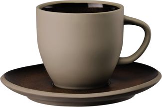 Rosenthal Junto Bronze Kaffeetasse mit Untertasse