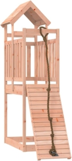 vidaXL Spielturm mit Kletterwand Massivholz Douglasie 3155964