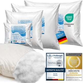 Feluna Kissenfüllung Flauschiges Polyester Füllmaterial, Füllwatte für Kissen, Stofftier- & Bastelwatte