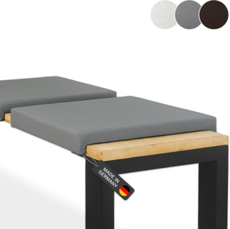 Lycce Bankauflage Klemmkissen 2 Leisten (kein Verrutschen) weiches Sitzkissen für Bank, (1 St)