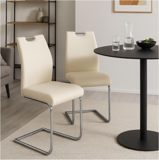 HTI-Living Nelly Esszimmerstuhl 2er Set Cremeweiß