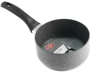 Ballarini Cortina Granitium Kasserolle 1 Griff, Grau, Durchmesser 16 cm
