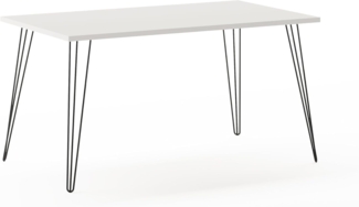 Schildmeyer Fynn Schreibtisch Esszimmertisch 1200, 701910, Weiß, 120 x 80 x 74 cm