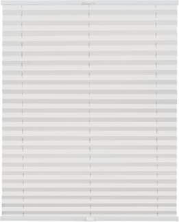 Lichtblick Sonnenschutzsysteme GmbH Thermo-Plissee Ljungby 35 cm x 130 cm (BxL) Weiß Tageslicht mit Hitzeschutz; einfache Installation mit Klemmträgern; verspannt