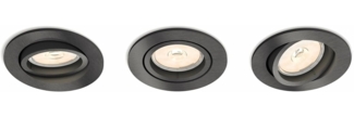 Philips 8718696160947 Recessed lighting spot GU10 LED 500 lm 220-240 V Grey