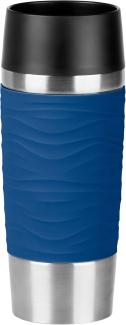 EMSA 'Thermal Travel Mug Waves' Thermobecher, blau, 360 ml