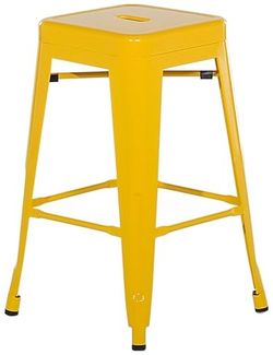 Hocker gelb Höhe 60 cm 2er Set CABRILLO