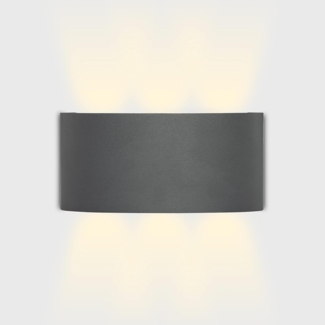 Grafner® LED Aluminium Wandlampe Up Down Außenleuchte Innenleuchte Modern WL10950