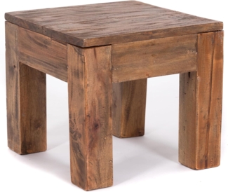 Couchtisch SQUARE 40 Recyclingholz massiv naturfarben